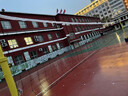 迈高登学校标准羽毛球网架室外多用网柱可移动式网球架多功能气排球架 特厚蓝【6.1 *1.55m无网】 实拍图