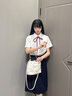 NINE WEST明星同款包包女包流浪包2025新款小香风斜挎包女生日礼物送女友 米白色 实拍图