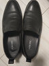 奥康（Aokang）商务休闲鞋男皮鞋简约时尚套脚平底鞋男士青年男鞋 黑色39码 实拍图