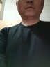 苏京猫男士贴身款短袖针织衫套头半袖紧身细毛线衣修身圆领高弹力tT恤衫 黑色 XL 建议130-140斤 实拍图