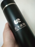 唯诗（VERSE） 智能保温杯男士女温度显示免费刻字定制实用礼品印Logo商务车载泡茶水杯子礼盒装 316爵仕黑【智能显温+茶水分离】 实拍图