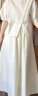 对白优雅新中式设计感两件套女2024夏季新款小白裙衬衫半身裙套装 月芽米（预售6月3日发货） M 晒单实拍图