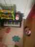 Hape儿童钢琴玩具音乐电子电钢琴仿真木质模拟钢琴音乐男女孩生日礼物 黑色25键钢琴 E8463 实拍图