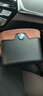 车门挂式车载垃圾桶车内前后排收纳袋汽车用品置物储物桶适用宝马X2/X3/X5/X1/3系/5系/7系 棕色 1个 实拍图