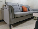 简昕科技布沙发客厅小户型现代简约 三人位奶油风高靠背布艺沙发8045 实拍图