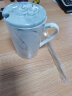 BUDINGCIYI大理石纹星座陶瓷水杯子情侣马克杯带盖勺咖啡杯生日礼物送男女友 金牛座-普通包装 实拍图