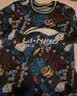 李宁（LI-NING）泳衣女分体三件套沙滩度假防晒罩衫遮肚显瘦温泉泳装727黑蓝M 实拍图