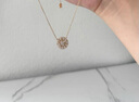 APM MonacoSoleil时尚金黄色星罗盘项链圆形吊坠礼物送女友毛衣链 实拍图
