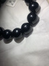 金石灵天然黑碧玺手链男女款水晶玛瑙情侣手链佛珠手串转运珠送生日礼物 黑碧玺手链14毫米 实拍图