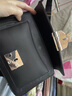 MCM【质感出行】MILLIE 小号邮差包单肩背包斜挎包 黑色 实拍图