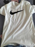 耐克(NIKE)春夏男短袖T恤 纯棉 运动休闲 舒适百搭 DC5095-100 白色M 实拍图