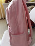 斯凯奇（Skechers）书包男女校园情侣双肩包时尚潮流大容量背包休闲运动包旅行 【冰粉色】L320U196-01F6 实拍图