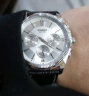 卡西欧（CASIO） 卡西欧(CASIO)手表商务男士运动防水三眼指针时尚石英腕表送男友 白盘皮带MTP-1375L-7A 实拍图