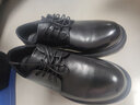 百丽通勤商务正装鞋男秋季系带真皮增高青年皮鞋A1208CM3 黑色 44 (270mm) 实拍图