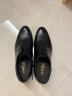金利来（goldlion）男鞋正装商务休闲鞋舒适轻质透气时尚皮鞋58083057101A-黑-41-码 实拍图