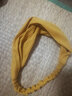 QUEENS JEWELRY发带女洗脸韩国甜美森女系束发带百搭网红洗脸发箍头巾发卡头饰品 条纹黄色 实拍图