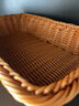 尚客家 礼盒花盆框篮编竹筐约竹篮筐竹篮包展示架小篮子盘子食品油条两 浅咖小号30*20*7 实拍图