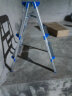 中创 ZCAL 多功能家用人字梯加厚铝合金梯凳花架置物架 轻便可折叠 LHS-S-03（日式3步梯，高0.8m） 实拍图