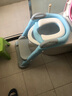 Joying Baby儿童坐便器辅助器马桶梯椅女宝宝小孩男孩厕所马桶架盖婴儿座垫圈 阶梯式座便器 蓝色 2个白色软垫 实拍图