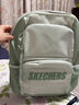 斯凯奇（Skechers）男女同款196家族双肩包电脑包学生经典百搭简约高中书包旅行背包 宝石绿/清绿/05E6 20-30升 实拍图