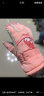 火炬人冬季手套7岁到12岁加绒加厚卡通女童分指中大童滑雪保暖手套C3225 实拍图