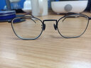 派丽蒙（PARIM）近视钛架眼镜女超轻椭圆形金丝近视框可配防蓝光ins风高级感镜架 备注型号色号+1.67防蓝光镜片 实拍图