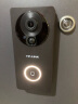 TP-LINK 可视门铃监控家用智能电子猫眼门口摄像头 无线wifi远程对讲300W超清夜视 DB52C棕 可充锂电池版 实拍图