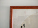 森淼中式书法国画字画实木相框装裱定制正方形画框挂墙木质裱框自装 8306胡桃色 尺寸5【可放50*50cm】 实拍图