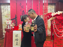 目送结婚条幅喜字书法挂布订婚布置全套新中式结婚背景墙装饰拍照道具 喜事花生【5条】结婚款 【美纹胶+双面胶】 实拍图