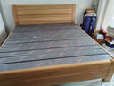川行全榉木实木双人床 2米简约原木风大床 主卧1.8米硬板床储物高箱床 单床（榉木床） 2米*2.2米框架款 实拍图