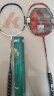川崎KAWASAKI羽毛球拍对拍超轻碳素耐打套装KD蓝红（穿线送12球） 晒单实拍图