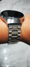 适用华为手表表带非原装Watch4pro/gt5金属不锈钢带watch5非凡 实心钢带- 间玫色 宽度：22mm 实拍图