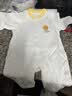 棉芹婴儿衣服新生儿连体衣春秋纯棉内衣初生0-3个月哈衣爬服宝宝衣服 黄小熊2件装-四季 66cm (建议1-3个月) 实拍图