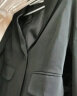 瑧鸟春秋款职业女士小西装外套修身学生面试正装黑色工作服单件683 黑色-西服单件 4XL 实拍图