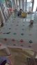 钟爱一生欧式布艺桌布防水餐桌垫tpu防油防烫免洗台布桌面垫长方形茶几垫 多彩菱形  137*180cm 实拍图