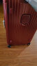 大嘴猴（Paul Frank）超大容量行李箱女拉链密码拉杆箱网红男轻音万向轮旅行箱学生皮箱 波尔多红/加大加宽/抑菌款 30英寸 实拍图