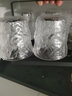 格娜斯（CRISTALGLASS） 日式冰川纹玻璃杯子家用客厅喝水杯待客绿茶杯套装水晶杯水具 透明冰川杯矮款6只+黑色杯架+托盘+水壶 实拍图