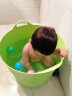 芷尧大号加厚儿童洗澡桶宝宝浴桶小孩子泡澡桶塑料沐浴桶婴儿浴盆澡盆 8805款-绿色(0-8岁))[带排水口海洋球] 晒单实拍图