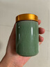 京适陶瓷茶叶罐便携小密封迷你旅行小号储茶罐装茶叶小罐子防潮空茶盒 哥窑-梅子青【中号】 80ml 实拍图