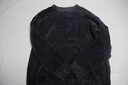 鑫罗圣保男士半高领毛衣保暖长袖加绒加厚一体绒雪尼尔针织衫潮男装衣服 雪尼尔毛衣-黑色 XL 175  建议130-150斤【115】 实拍图