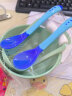 抱抱鸭 婴儿辅食研磨器宝宝水果手动果泥食物套装工具料理碗孩子研磨碗 研磨碗两件套+感温勺叉（绿色） 晒单实拍图