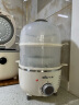 小熊（Bear)煮蛋器 家用蒸蛋器 旋钮可定时煮蛋羹机 高温断电保护迷你单双层蒸锅 ZDQ-B14R1 实拍图