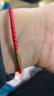 编织牛皮手链绳可穿串珠配绳手绳转运珠皮绳手链男女本命年红绳粗2mm3mm手链绳要求孔径3-4mm 3.0红色19cm(含扣头) 晒单实拍图