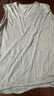 MUJI  男式 莱赛尔 无袖 V领T恤 男士t恤打底衫男款 FA19ZC4S 烟熏绿色 M 170/92A 晒单实拍图