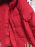 埃尔蒙特连帽加厚羽绒服男款保暖衣耐磨外套女防泼水冬季防风御寒 【城际系列】女士红色 L 实拍图