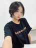文化衫定制t恤印字衣服广告衫工衣定做工作服短袖订做同学聚会服装订制印logo 白色 XL 实拍图
