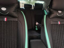 翰静 新款汽车卡通坐垫四季通用座垫全包围座套透气织物座椅套适用于 北欧绿（皮革+织物） 大众宝来速腾高尔夫迈腾探岳捷达 实拍图