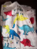 南极人儿童睡衣男夏季薄款宝宝空调服小中大童男童女童长袖棉绸家居服套装 恐龙世界 160cm 实拍图