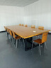会议桌长桌实木会议桌椅组合简约现代商业洽谈桌原木大板桌简易小型会议办公桌3-5人条形桌会议桌椅3米 颜色尺寸定制订金 实拍图