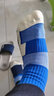 骏迈（JUNMAI） 专业足球袜男中筒加厚毛巾底中筒袜夏季防滑足球神袜户外运动登山马拉松袜子耐磨 中筒CJM614-彩蓝 晒单实拍图